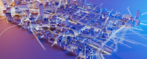 abstract city representation